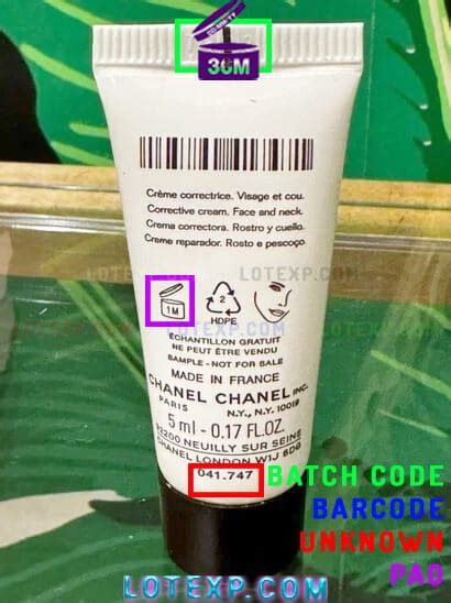 chanel expiry date
